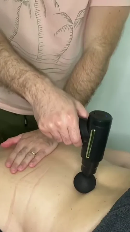 Massagem nas costas
